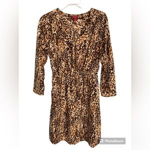Merona ladies animal print dress size S/P